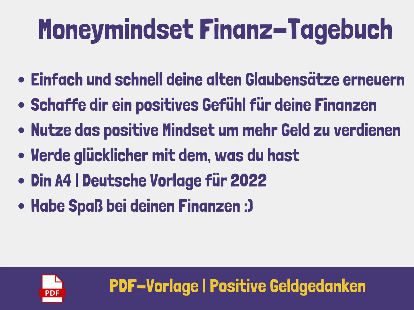 Money Mindset: 7-Tage-Tagebuch - Kostenlos Andreas Jansen