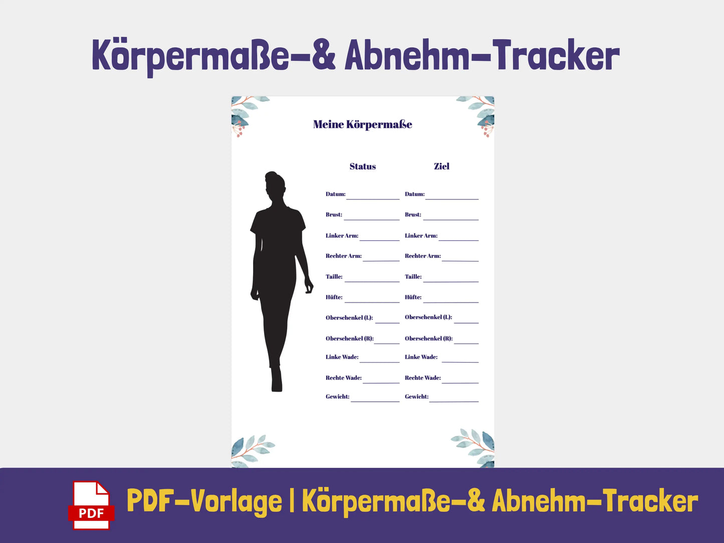 Meine Körpermaße PDF AndreasJansen Vorlage