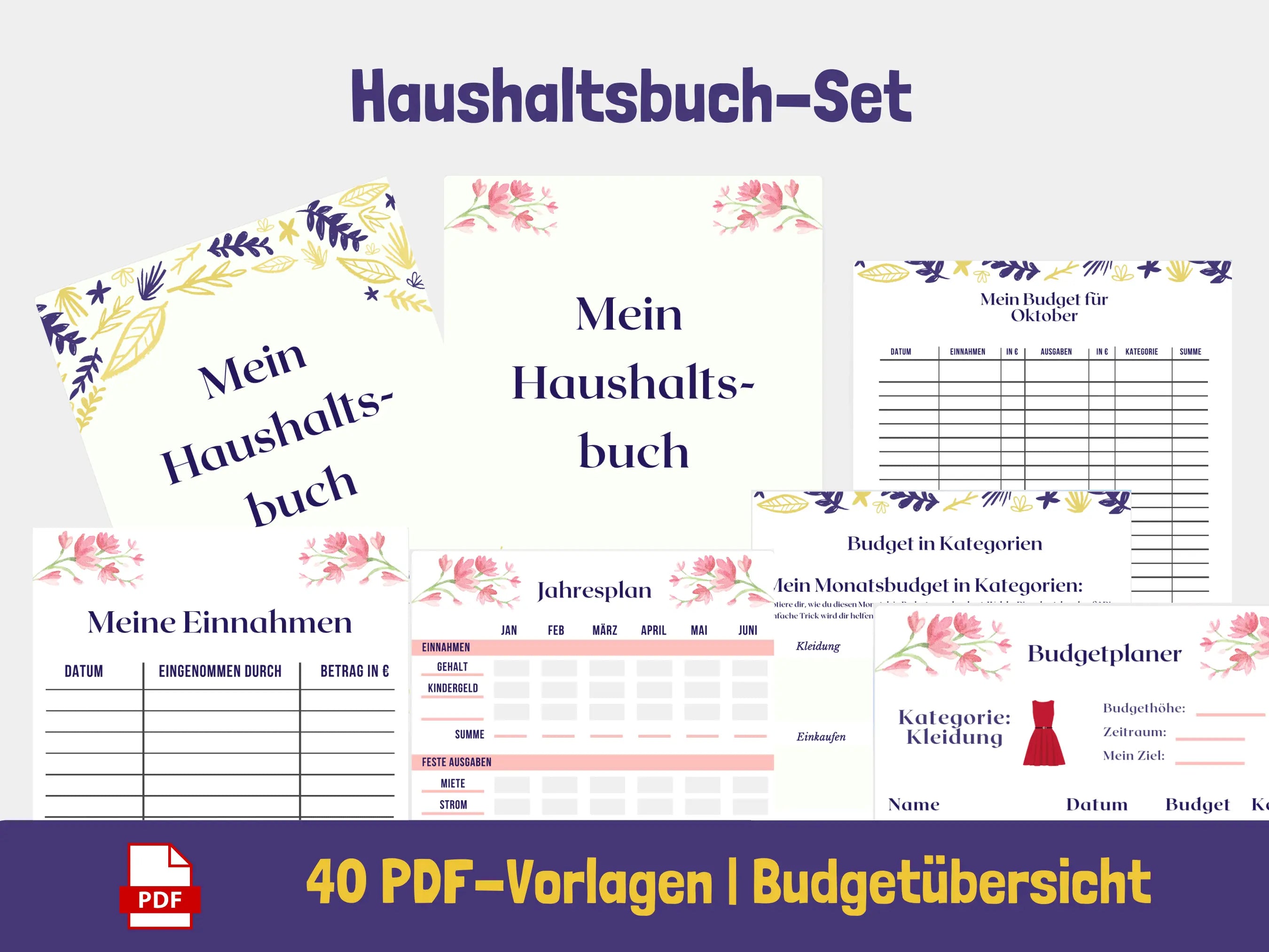 Budgetplaner PDF Download | deutsch A5 | Haushaltsbuch | Finanzplaner | Budgetbuch | Planer | Jahresplaner Budgetplaner PDF Download | deutsch A5 | Haushaltsbuch | Finanzplaner | Budgetbuch | Planer | Jahresplaner