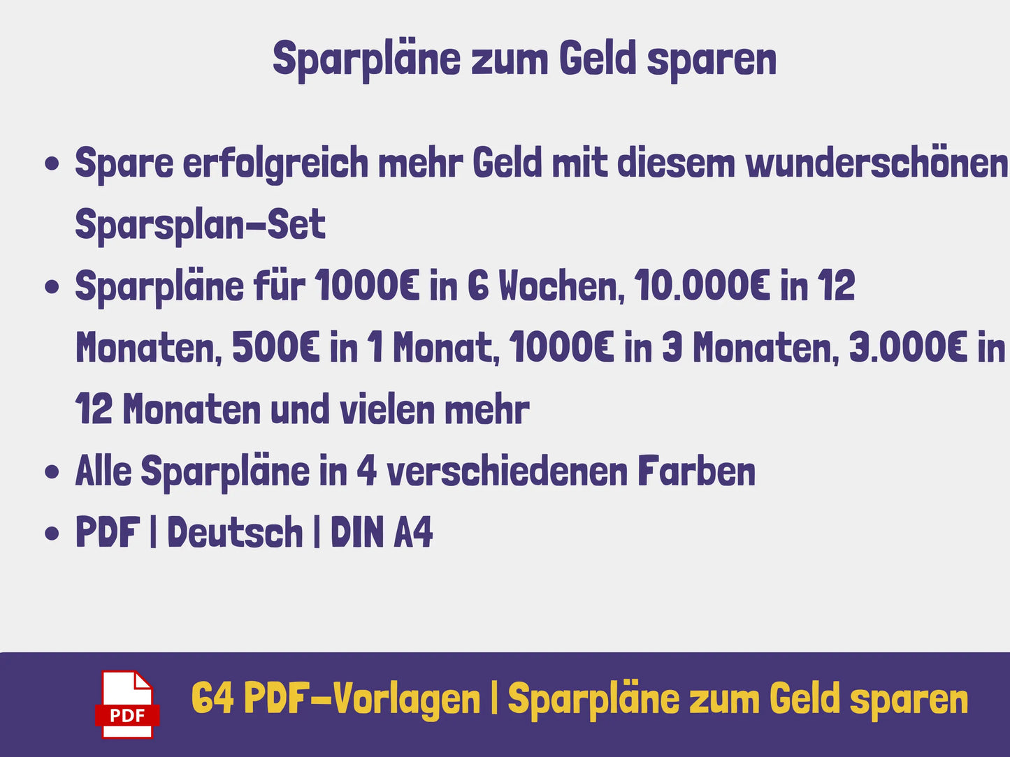 Sparchallenge Vorlagen zum Ausdrucken