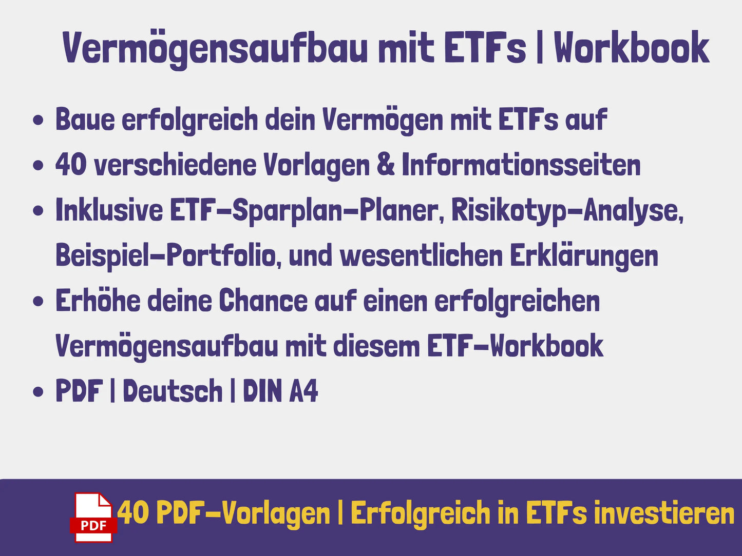 ETF-Workbook {40 Seiten} - Angebot PDF AndreasJansen Vorlage