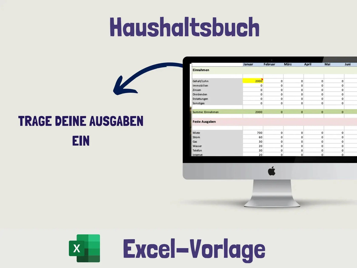 Gratis Haushaltsbuch Excel Andreas Jansen