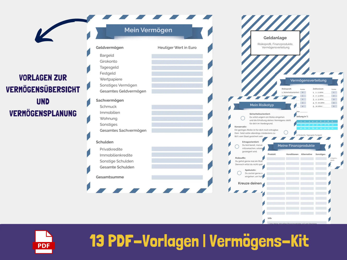 7-in-1 Finanzkit Sparplan AndreasJansen Vorlage