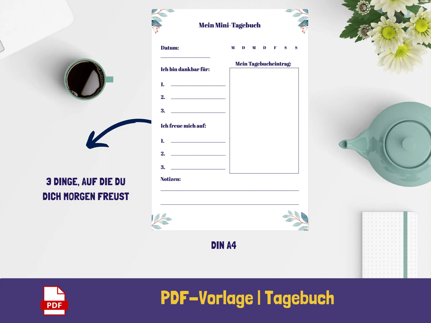 Mini-Tagebuch PDF AndreasJansen Vorlage