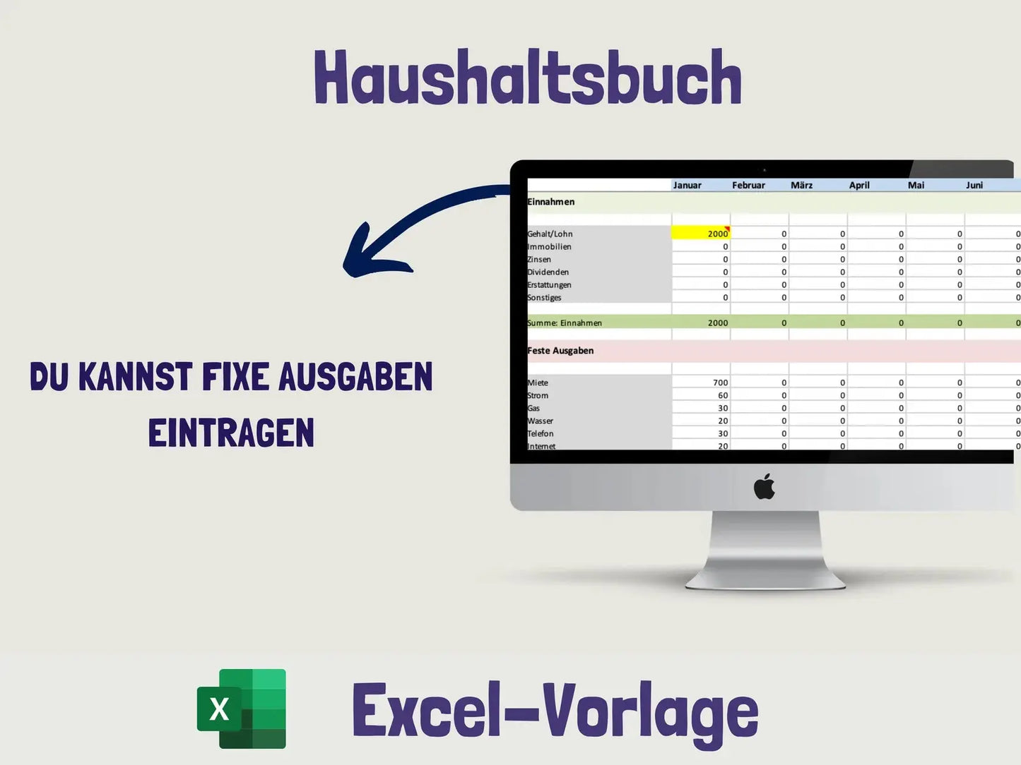Gratis Haushaltsbuch Excel Andreas Jansen
