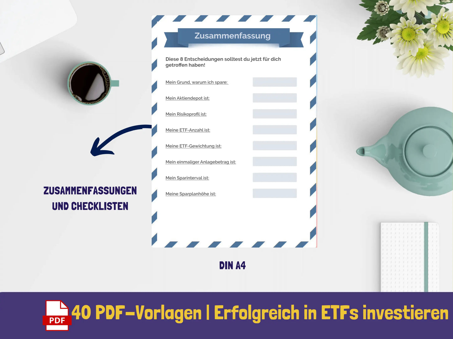 ETF-Workbook {40 Seiten} - Angebot PDF AndreasJansen Vorlage