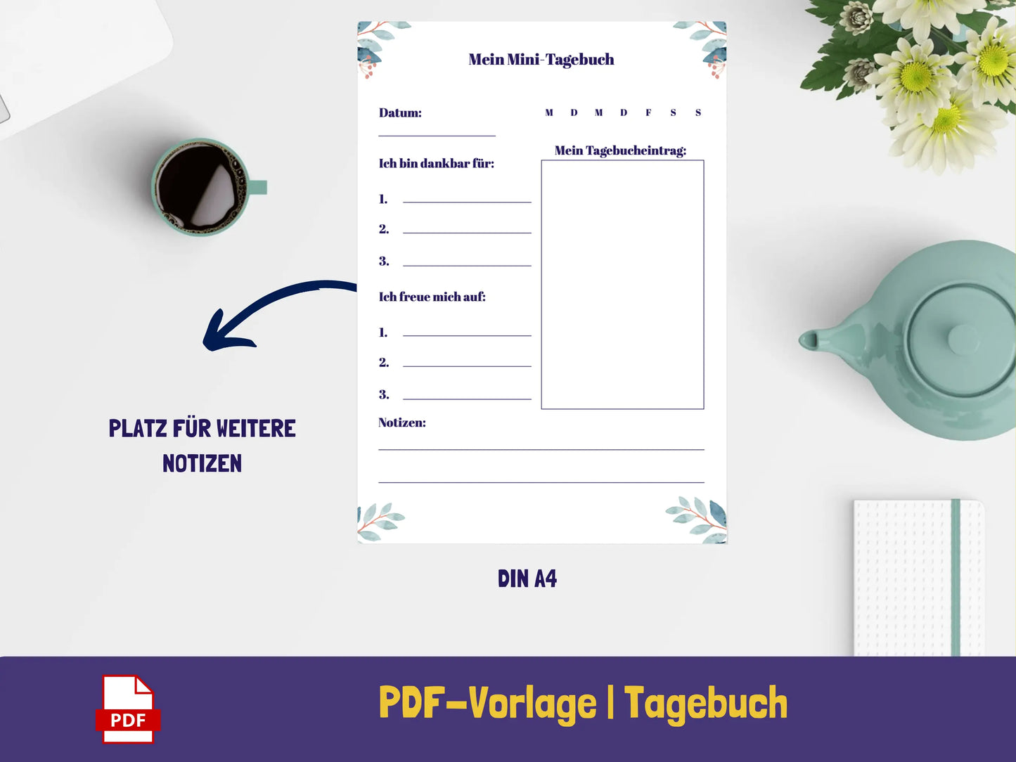 Mini-Tagebuch PDF AndreasJansen Vorlage