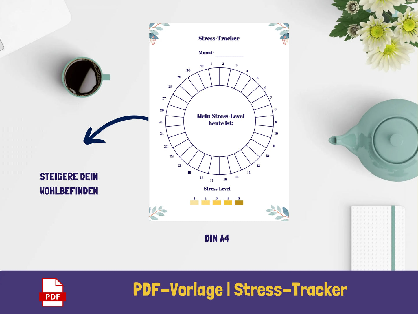 Stress-Tracker PDF AndreasJansen Vorlage