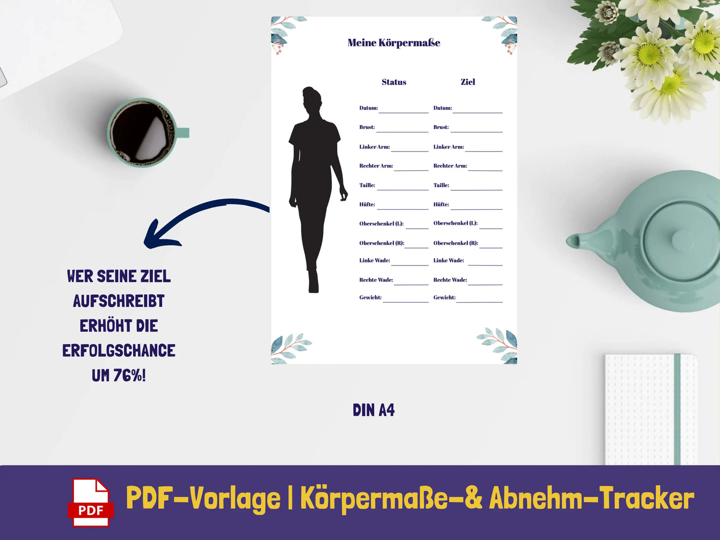 Meine Körpermaße PDF AndreasJansen Vorlage