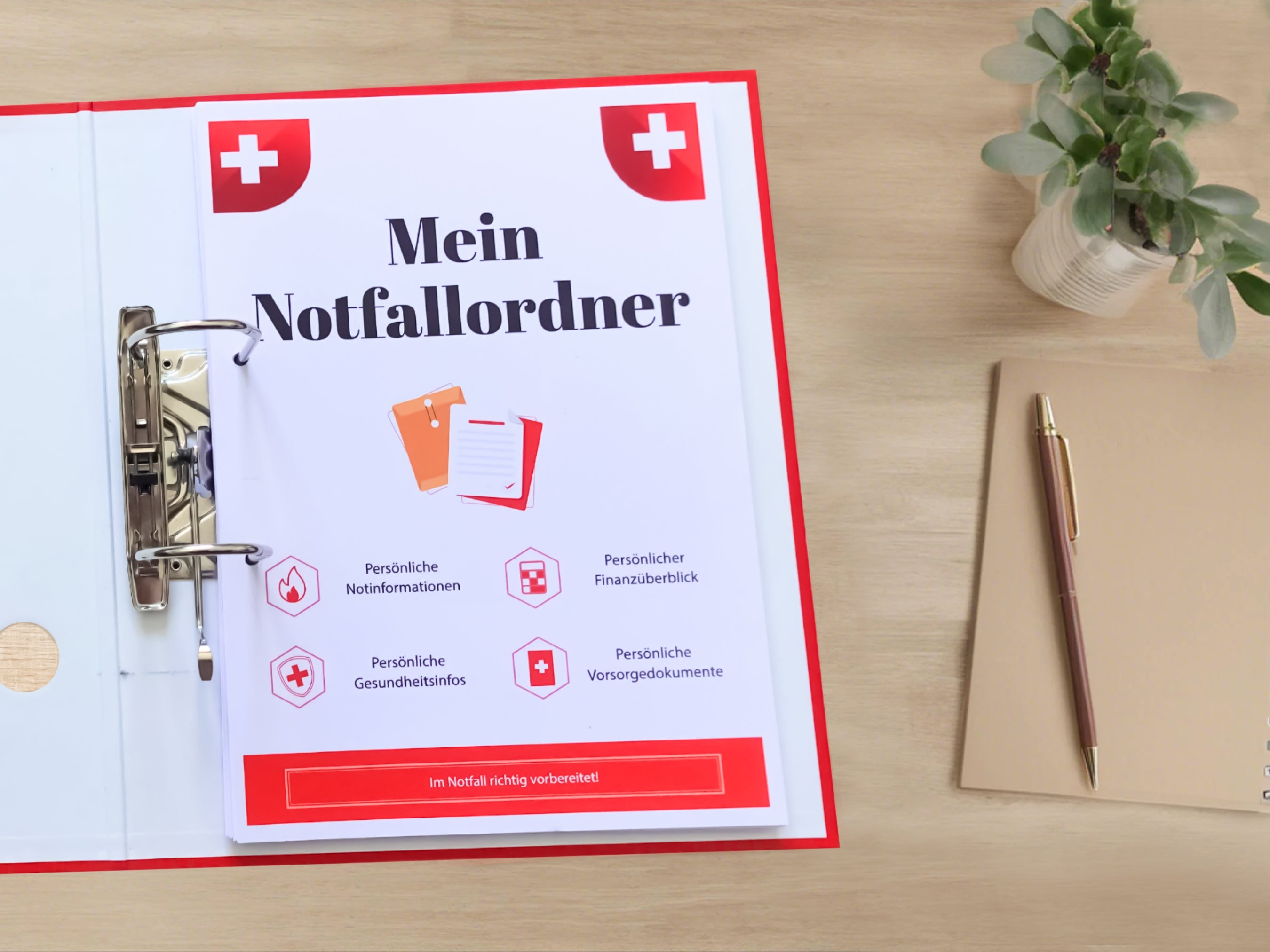 Notfallplan Ordner Notfallordner für Privat und Selbstständige – AndreasJansen