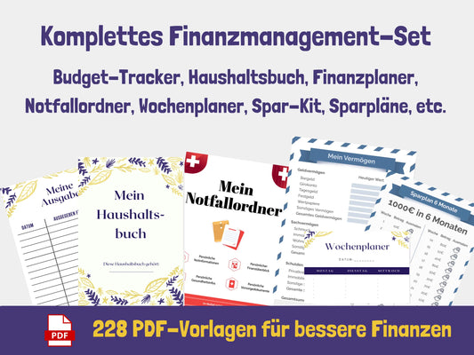 7-in-1 Finanz-Set - Angebot PDF AndreasJansen Vorlage