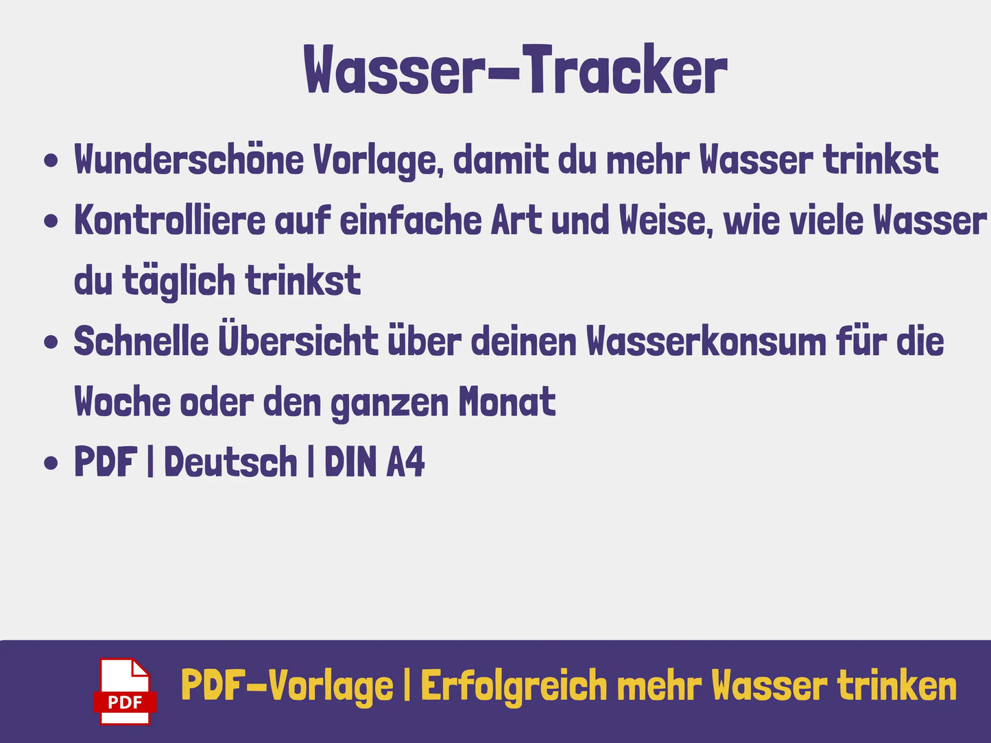 Wasser-Tracker PDF AndreasJansen Vorlage