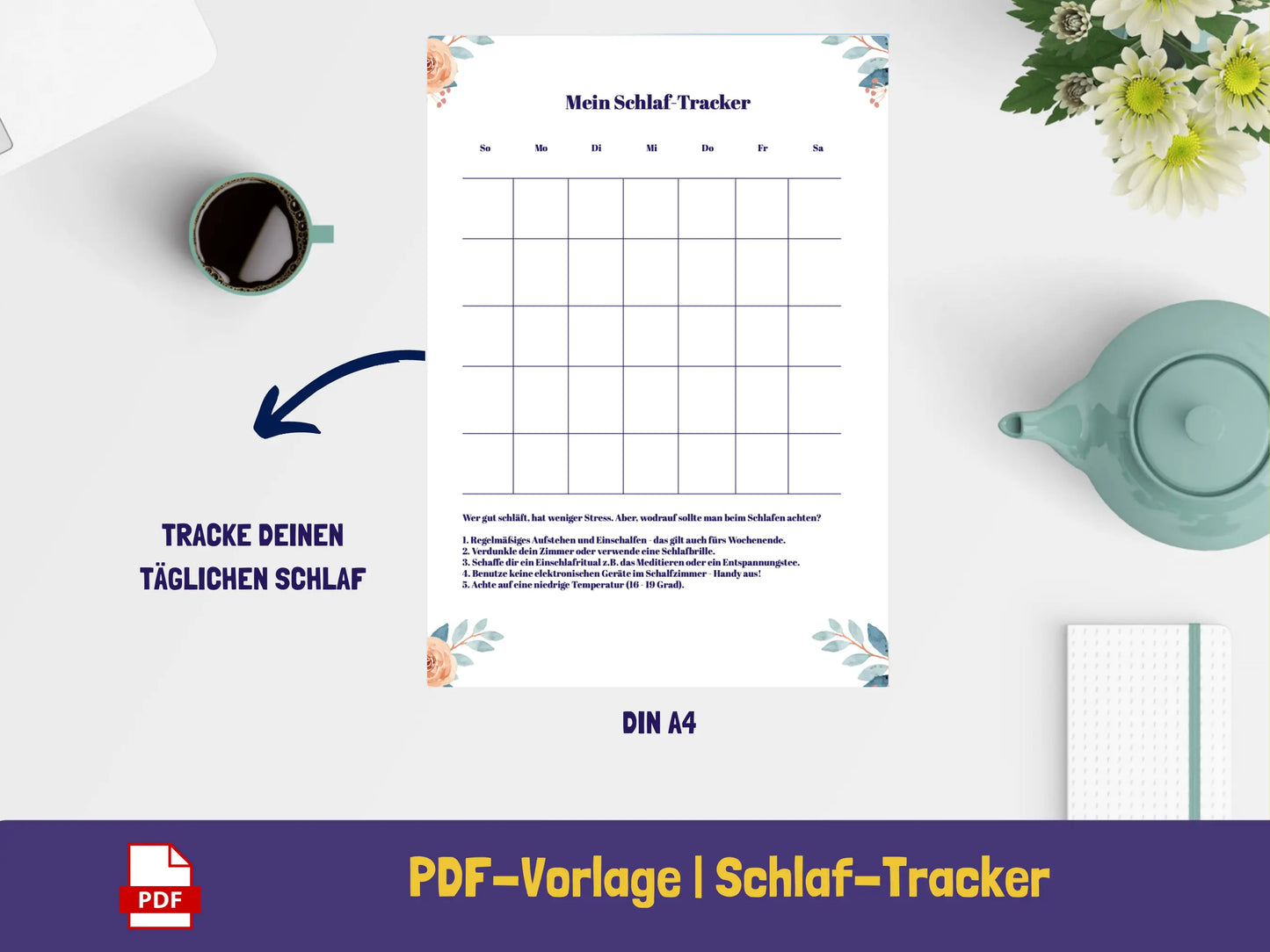 Schlaf-Tracker PDF AndreasJansen Vorlage