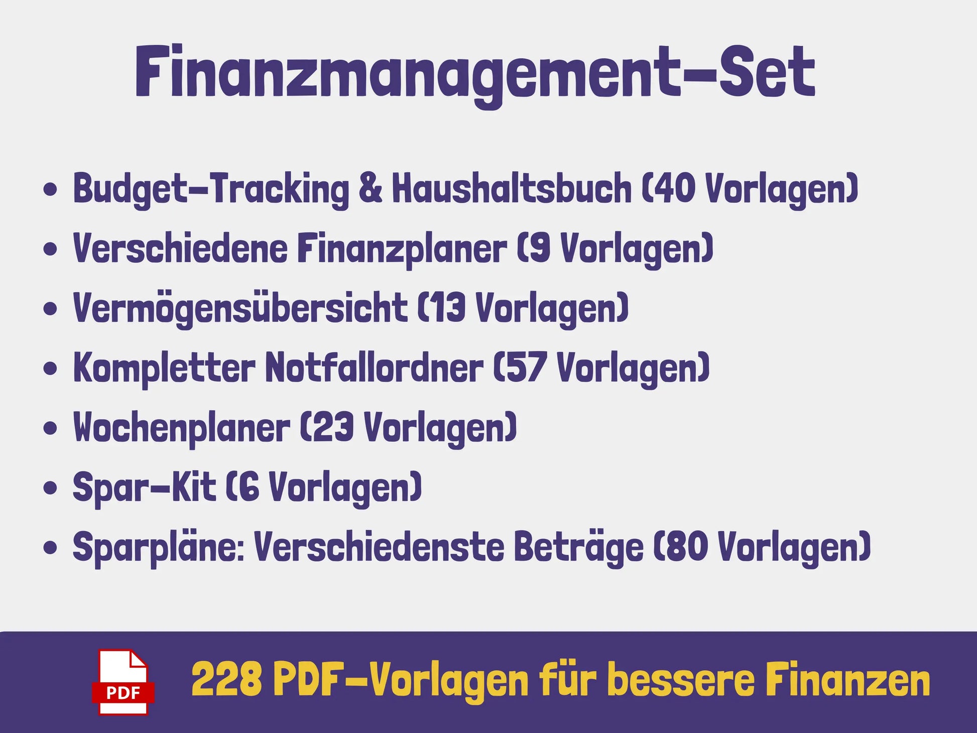 7-in-1 Finanz-Set - Angebot PDF AndreasJansen Vorlage