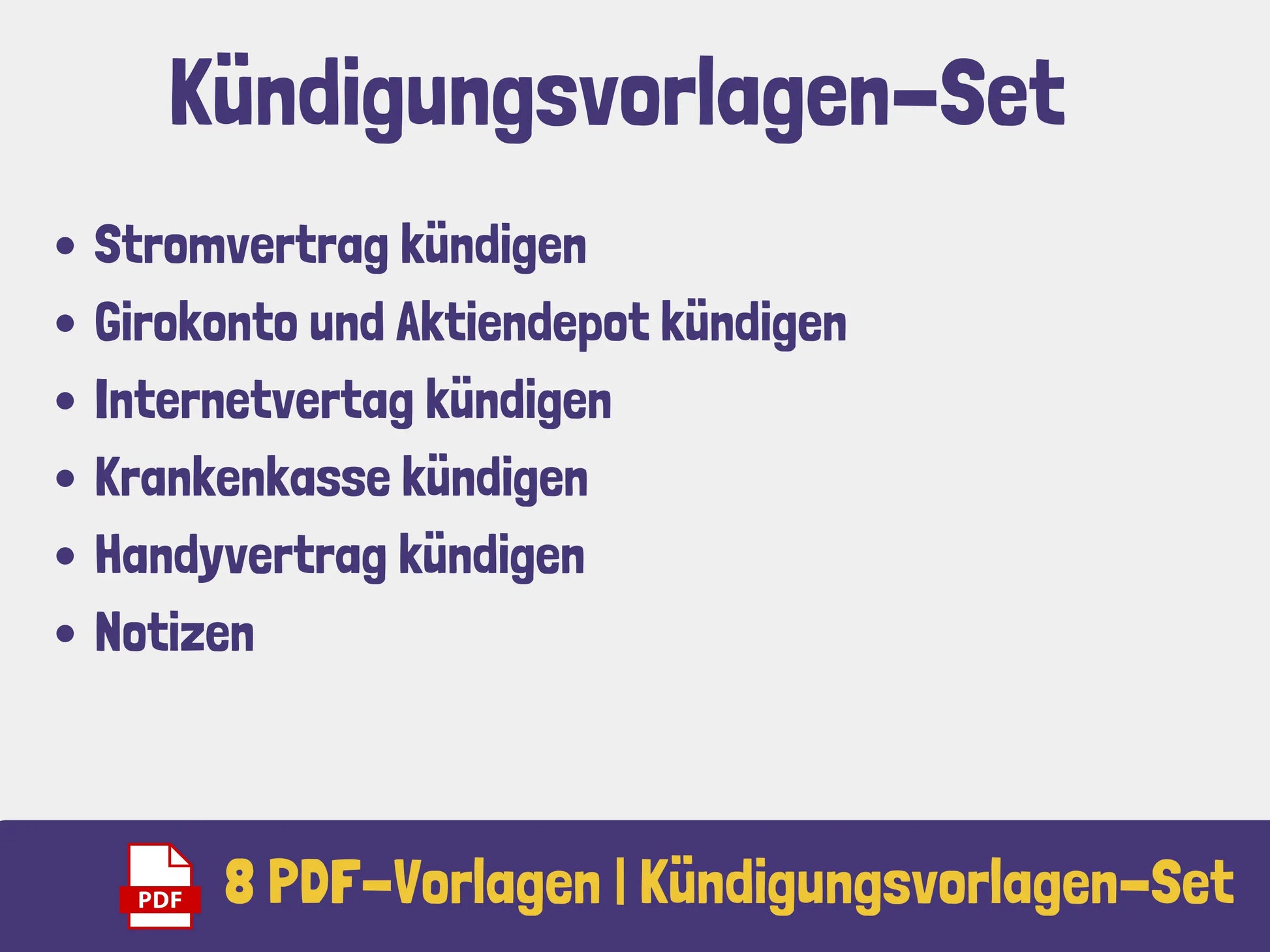 Kündigungsvorlagen PDF AndreasJansen Vorlage