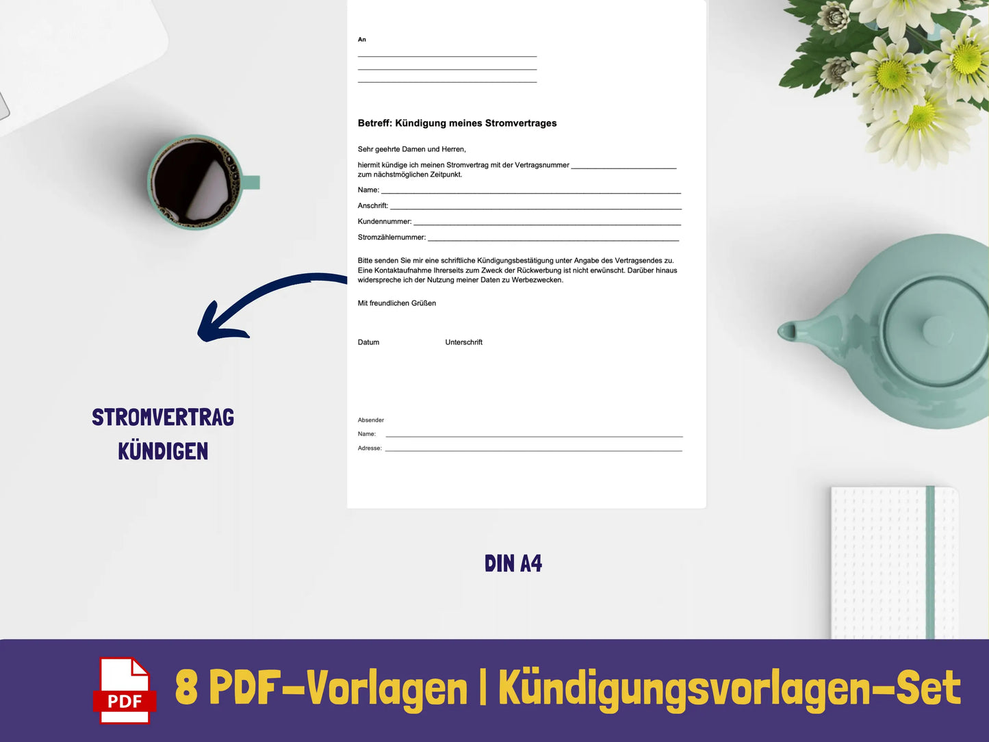 Kündigungsvorlagen PDF AndreasJansen Vorlage