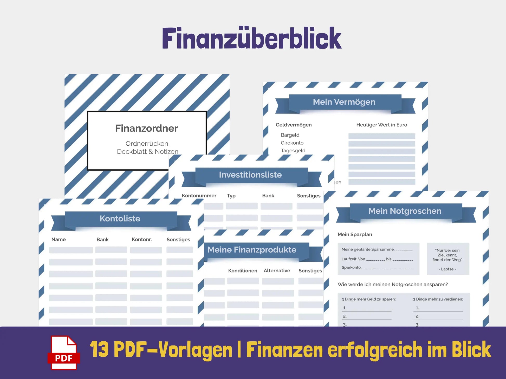 Finanzen im Griff: Komplettes Vorlagen-Set AndreasJansen