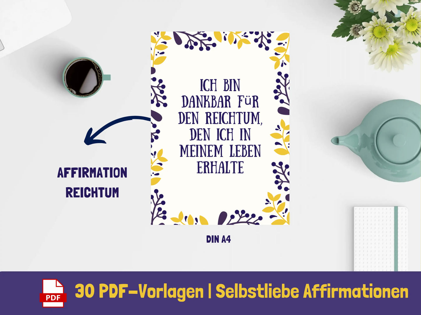 30 positive Affirmationen PDF AndreasJansen Vorlage
