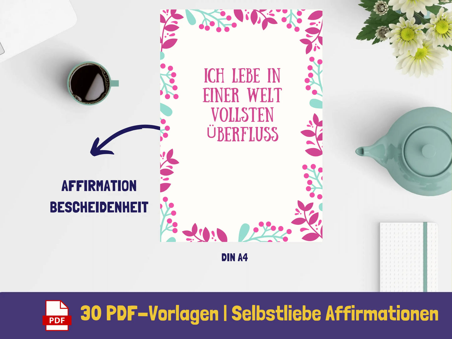 30 positive Affirmationen PDF AndreasJansen Vorlage
