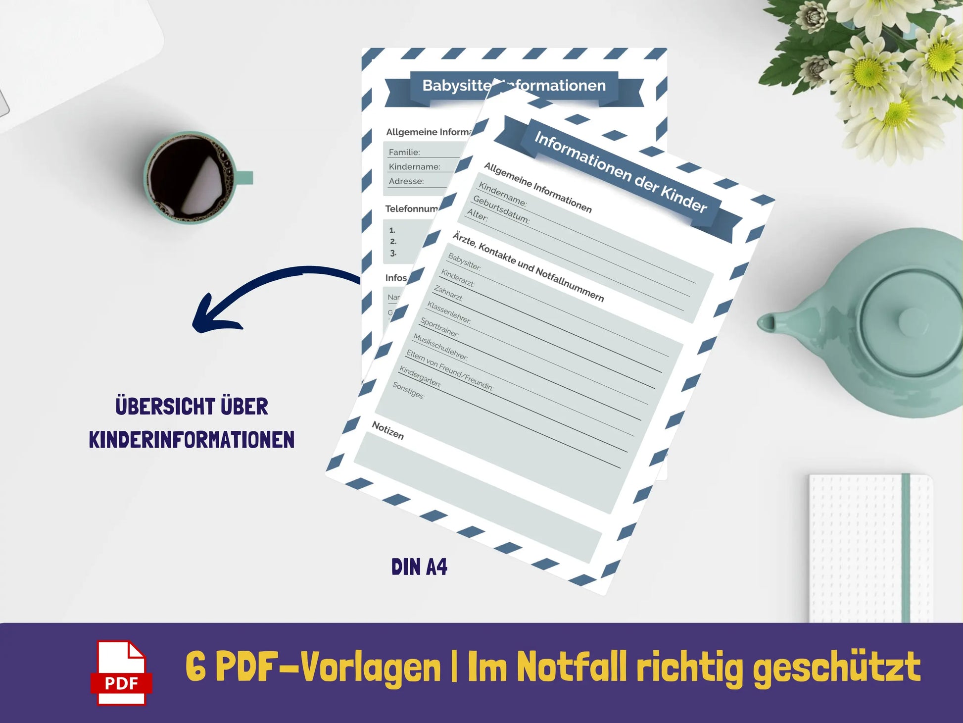 Kleiner Notfallordner {6 Seiten} PDF AndreasJansen Vorlage